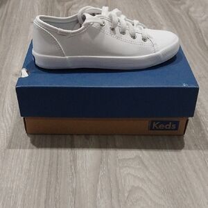 Keds Kids Girls White Sneakers Size 12.5